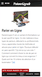Mobile Screenshot of parierenligne.fr
