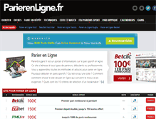 Tablet Screenshot of parierenligne.fr
